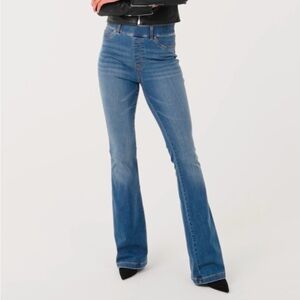 Spanx flare jeans, pull on, size medium, tall